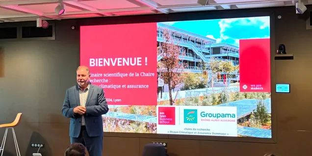 Chaire de recherche emlyon x Groupama : innover face aux risques climatiques