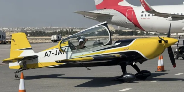 hamad al thani in the plane