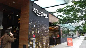 Devanture d'un magasin amazon go