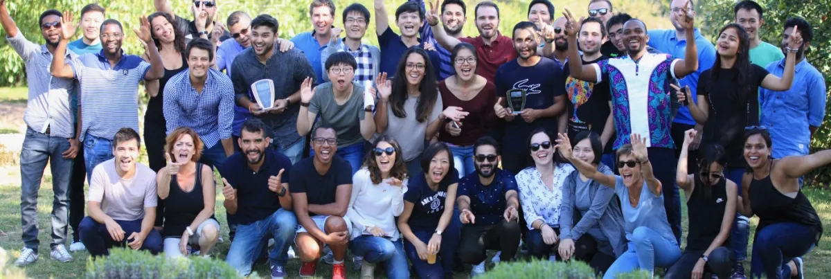 The IMBA participants, a picture of a diverse group.