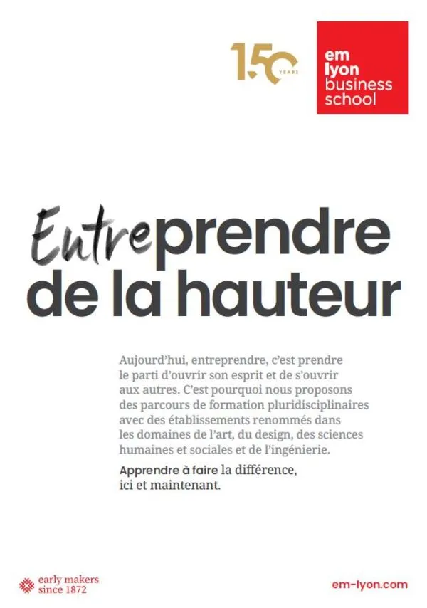 2022 - emlyon business school, 150 ans d’histoire