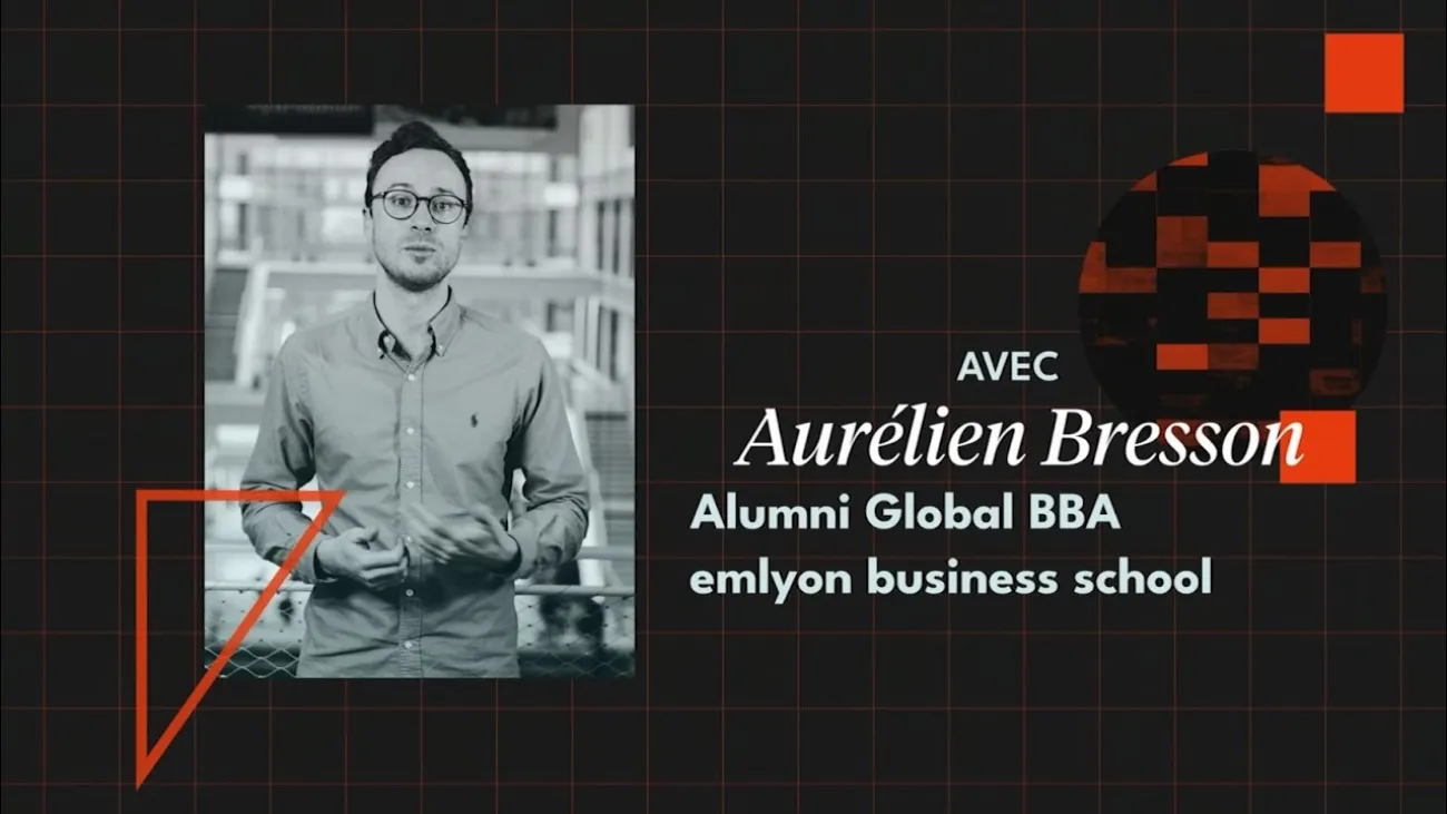 Preview image for the gge video "Rencontrez Aurélien Bresson - emlyon business school".