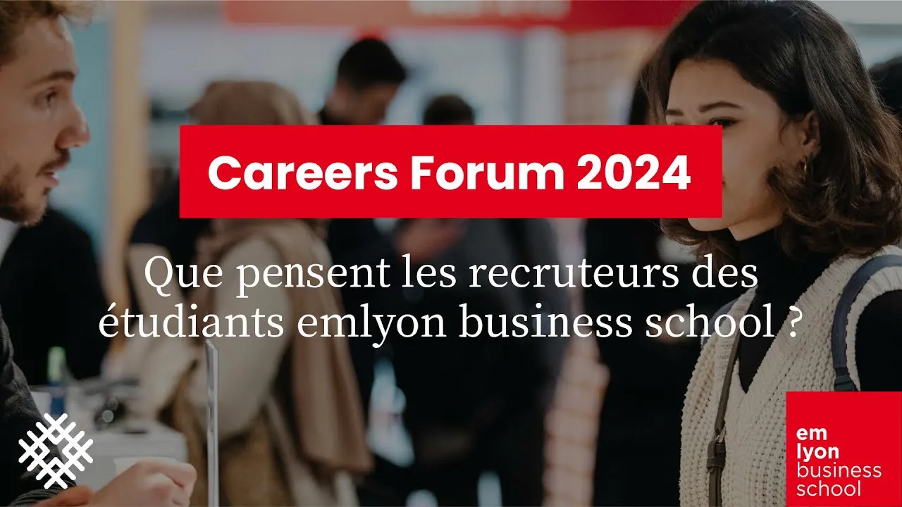 Preview image for the gge video "Careers Forum 2024 - L'événement de recrutement incontournable d'emlyon business school". Preview image for the gge video "Careers Forum 2024 - L'événement de recrutement incontournable d'emlyon business school".