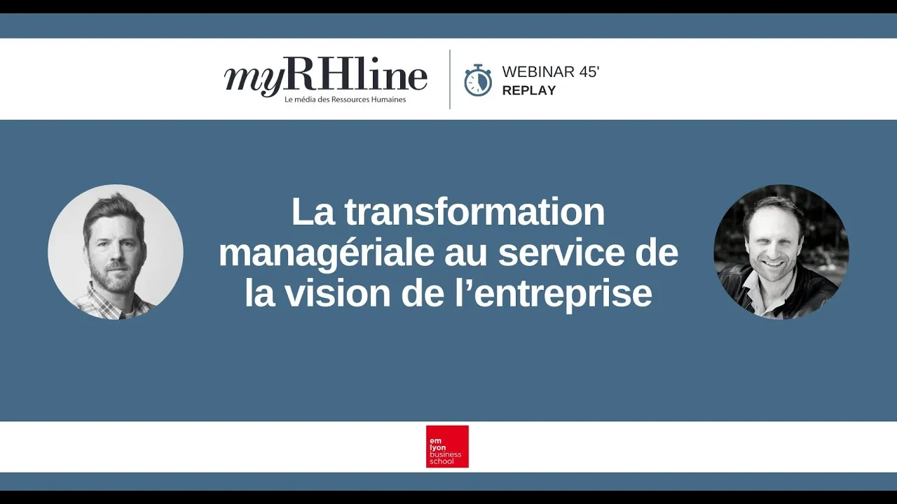 Preview image for the gge video "La transformation managériale au service de la vision de l'entreprise". Preview image for the gge video "La transformation managériale au service de la vision de l'entreprise".