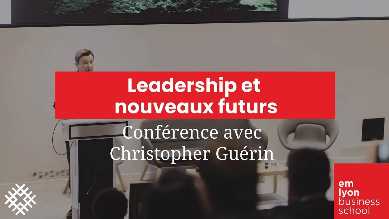 Preview image for the gge video ""Leadership et nouveaux futurs : pour aller dans le bon sens" | Conférence avec Christopher Guérin". Preview image for the gge video ""Leadership et nouveaux futurs : pour aller dans le bon sens" | Conférence avec Christopher Guérin".