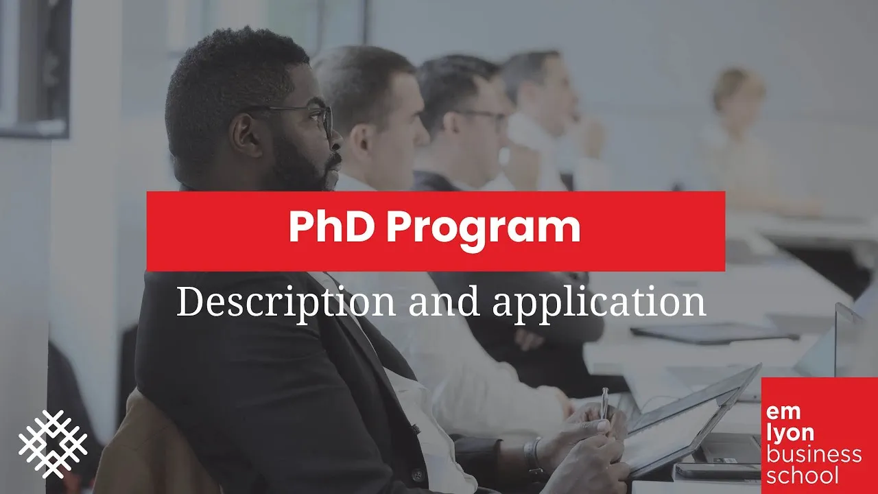 Preview image for the gge video "Emlyon PhD Program description and application". Preview image for the gge video "Emlyon PhD Program description and application".