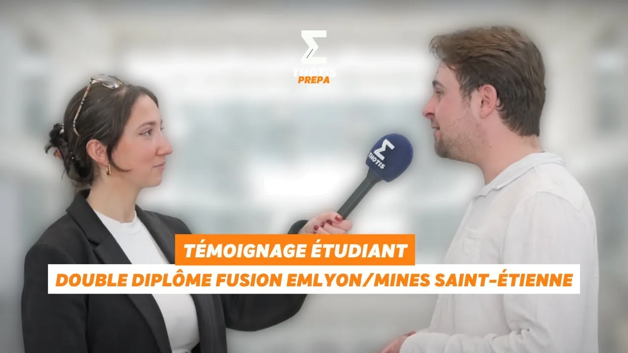 Preview image for the gge video "Double diplôme FUSION emlyon x Mines Saint-Étienne (après une prépa scientifique)". Preview image for the gge video "Double diplôme FUSION emlyon x Mines Saint-Étienne (après une prépa scientifique)".