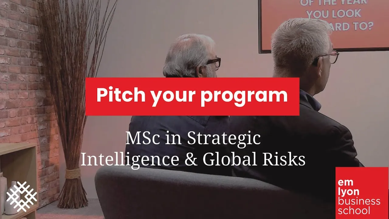Preview image for the gge video "MSc in Strategic Intelligence & Global Risks - Pitch your program". Preview image for the gge video "MSc in Strategic Intelligence & Global Risks - Pitch your program".